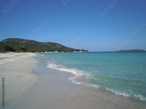 Obraz na płótnie Plage de Palombaggia en Corse w salonie