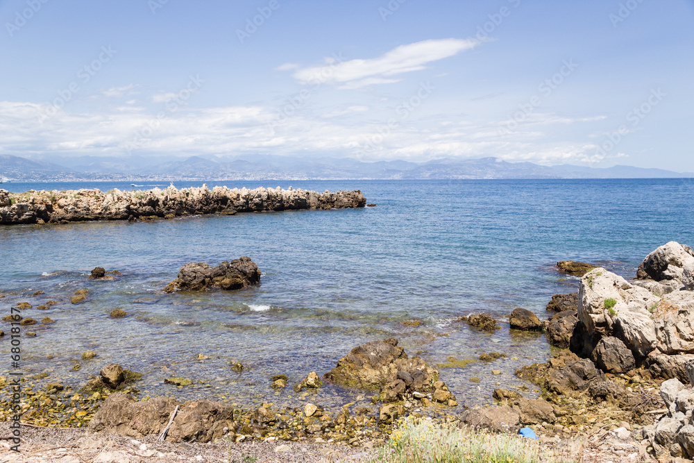 Antibes, France. Seascape on the French Riviera - 4 Antibes, France. Seascape on the French Riviera - 4