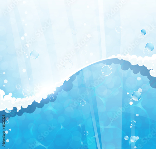 Blue water background