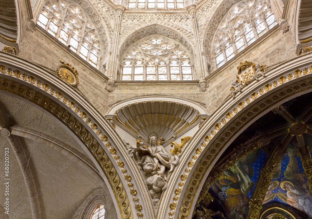 Valencia Cathedral Interior, Spain