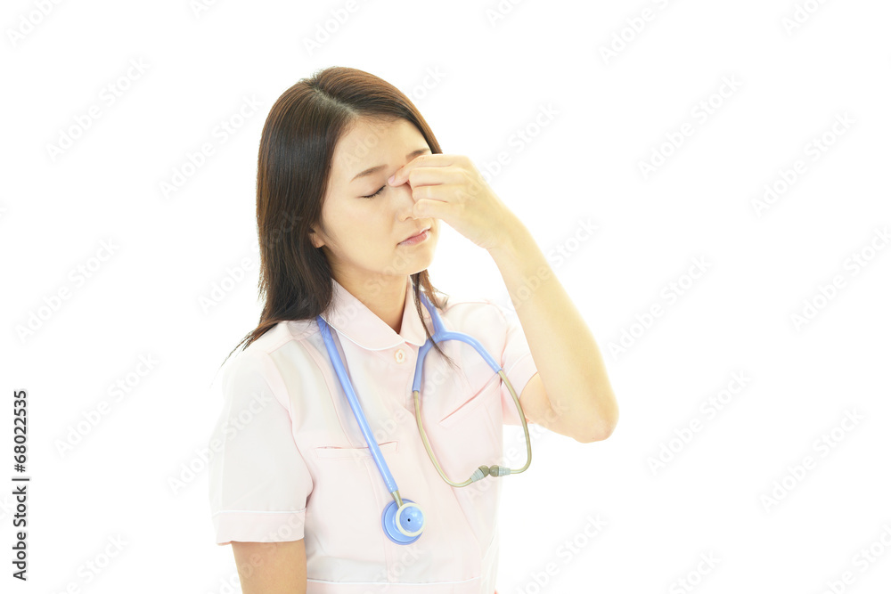 疲れた看護師