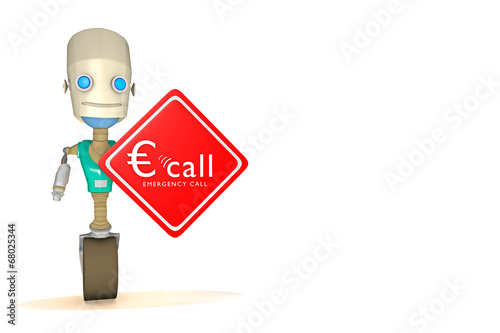 E-CALL  automatic phone call in an accident photo