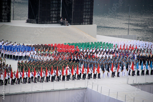 National day rehearsal