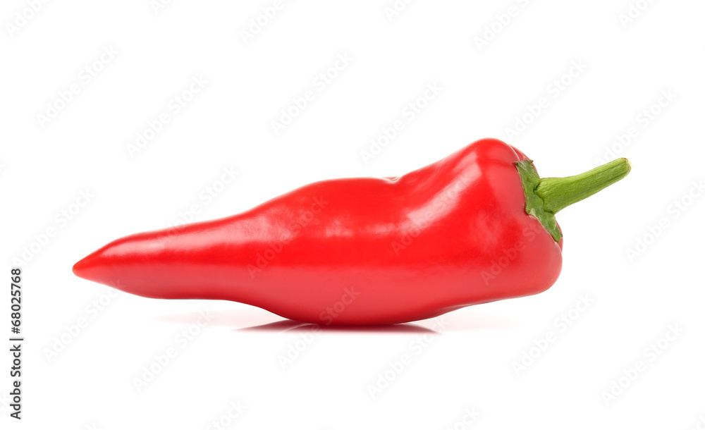 Sweet pepper isolated on a white background Sweet pepper isolated on a white background