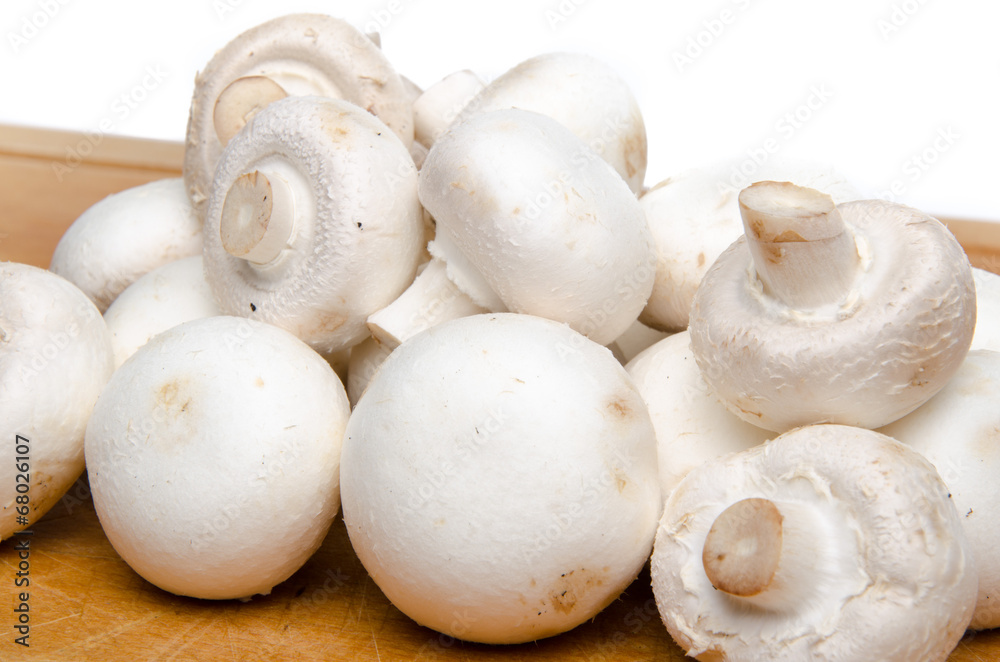 White parisian mushrooms White parisian mushrooms