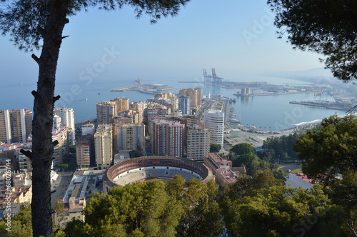 Málaga, panorámica, La Malagueta