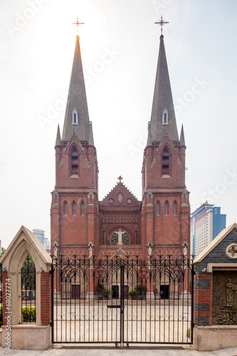 Shanghai xujiahui cathedral photo