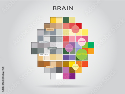 Left and right brain thinking.
