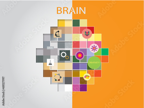 Left and right brain thinking.