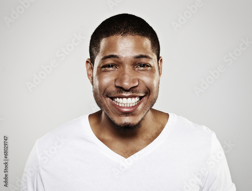 portrait of a smiling young man