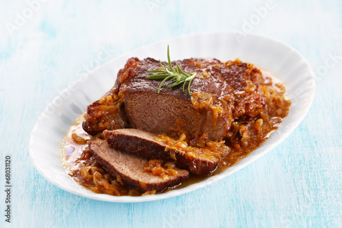 Zwiebelrostbraten