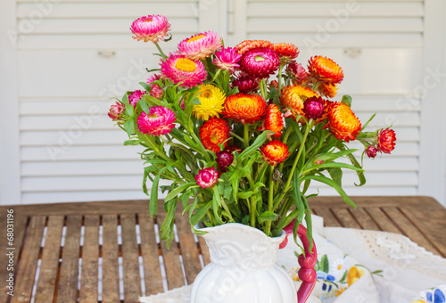 Bouquet of Everlasting flowers