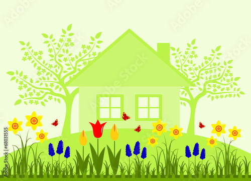 spring garden