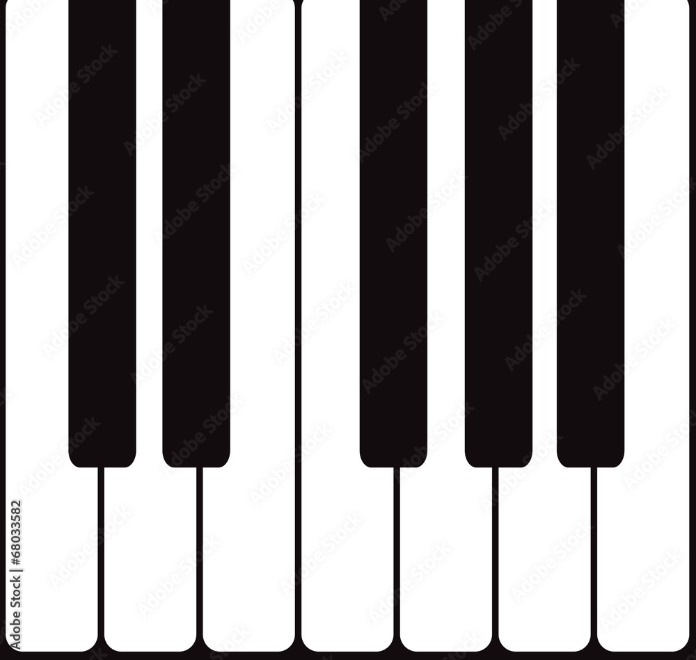 Fototapeta premium piano vector icon