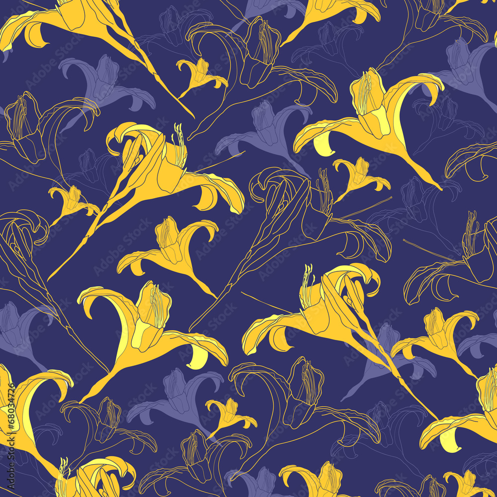 Floral seamless pattern Floral seamless pattern