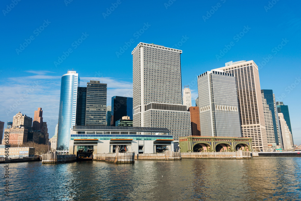 Obraz premium Panorama of downtown Manhattan