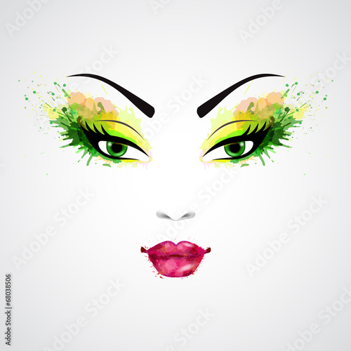 Female face