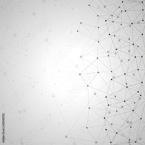 Gray background vector, illustration for communication