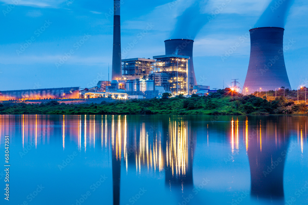 Fototapeta premium power plant by night