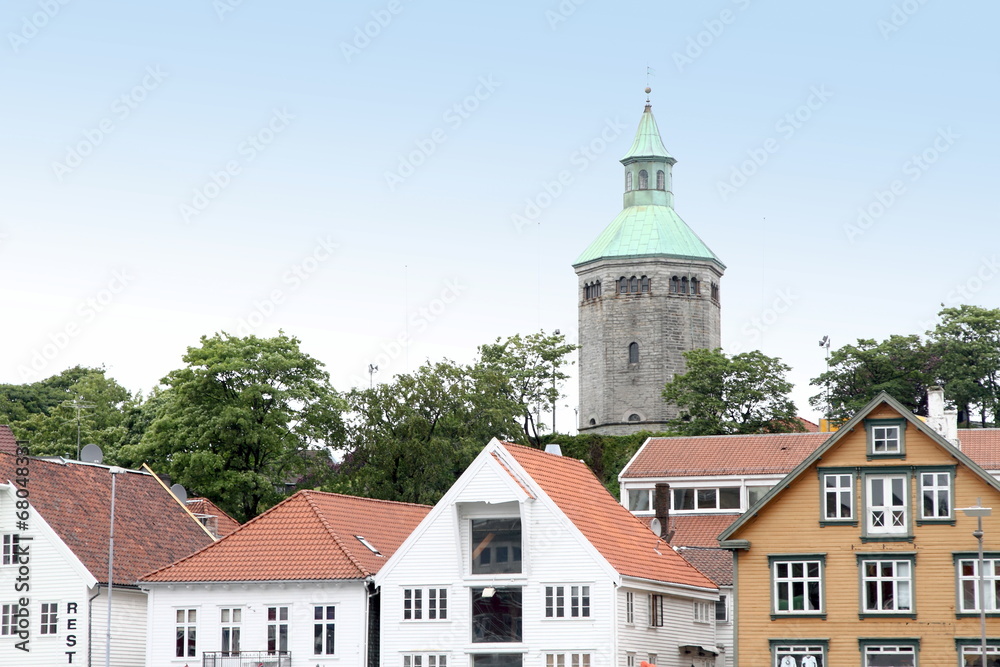 Naklejka premium Valberg Tower in Stavanger, Rogaland County, Norway