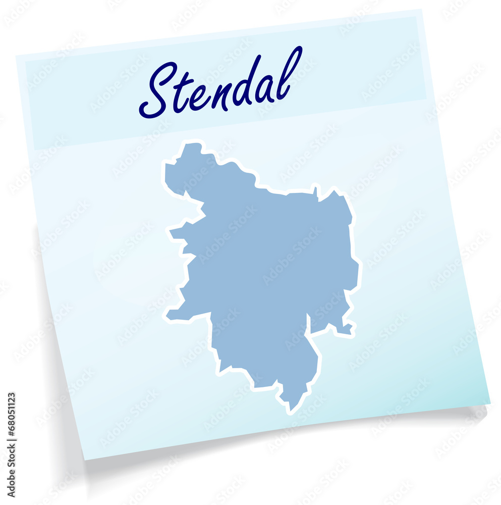 Stendal als Notizzettel