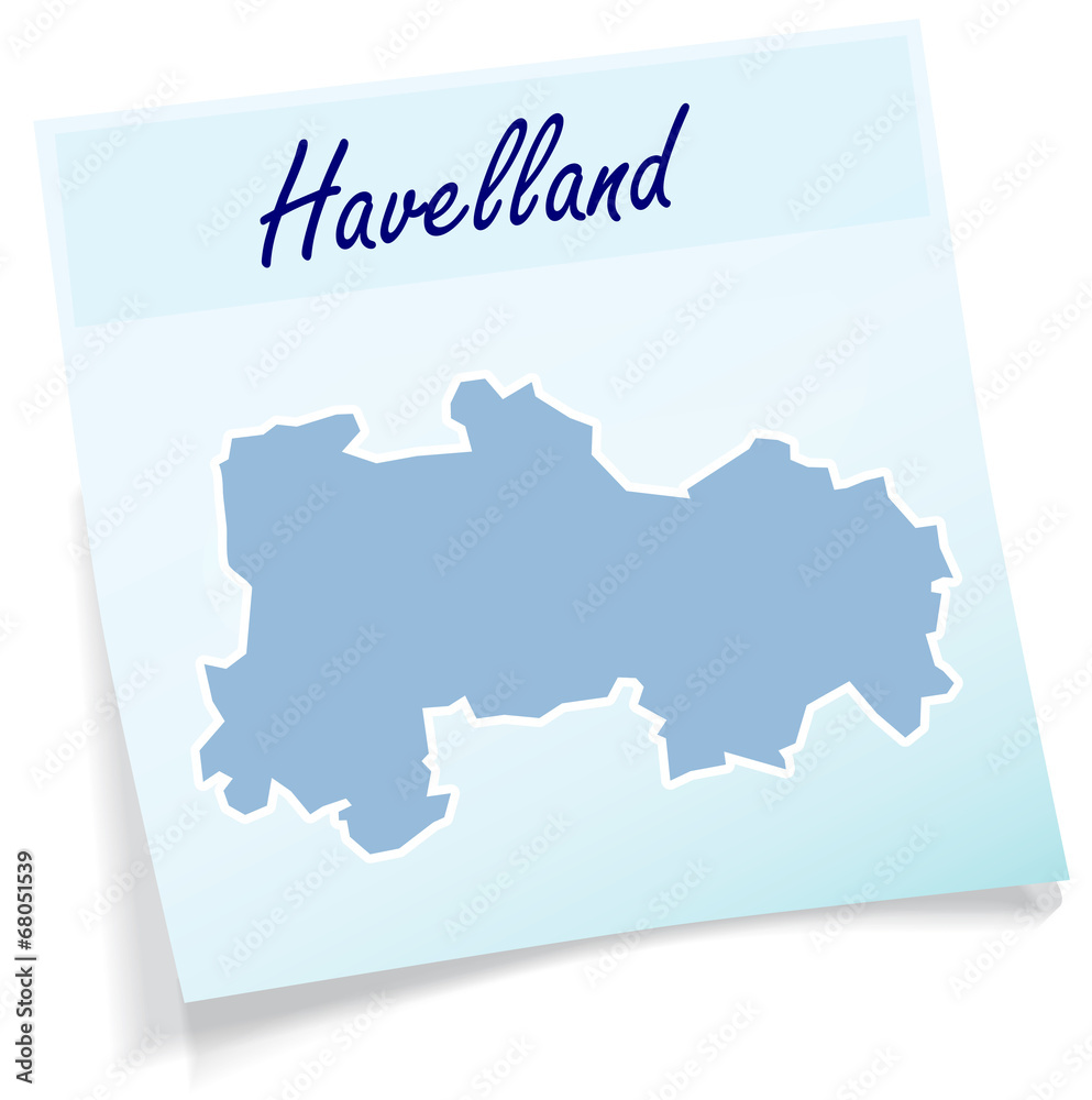 Havelland als Notizzettel