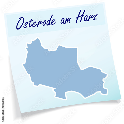 Osterode-am-Harz als Notizzettel