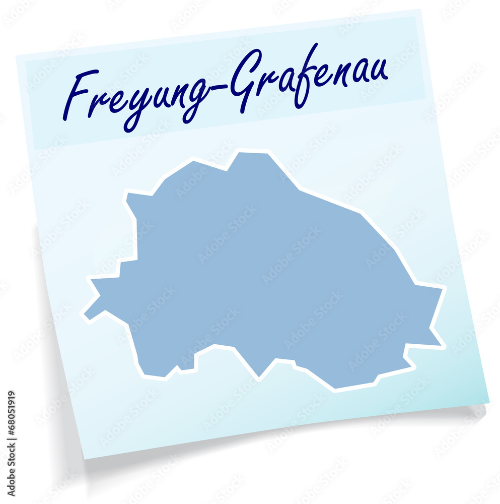 Freyung-Grafenau als Notizzettel