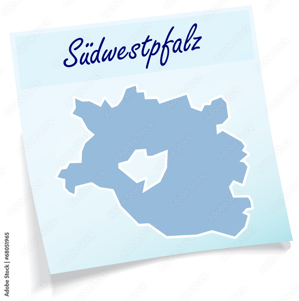 Suedwestpfalz als Notizzettel