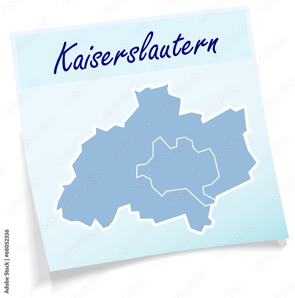 Kaiserslautern als Notizzettel