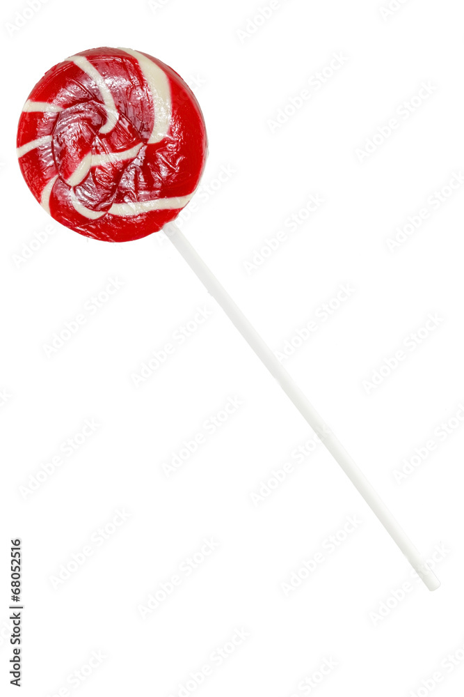 Colorful spiral lollipop
