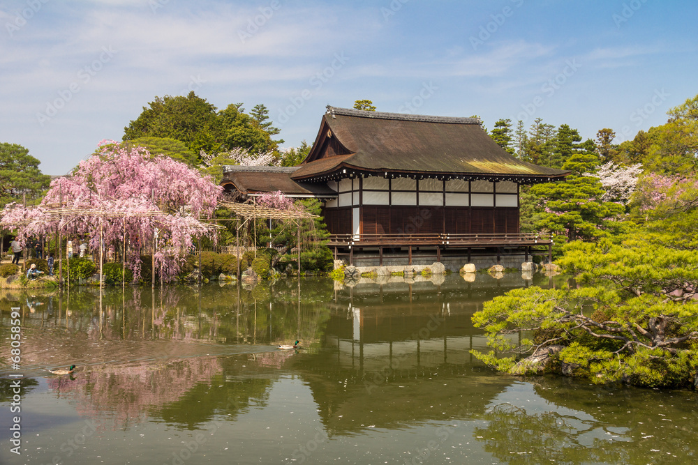 Japanese Garden in kyoto Japan