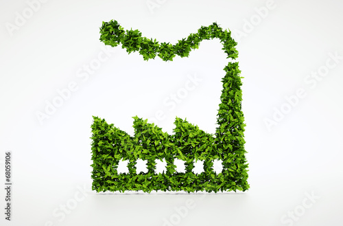3d Ecology industry symbol