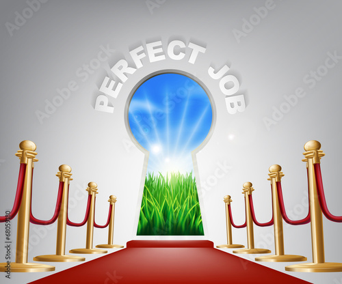 Perfect Job conceptual illustration
