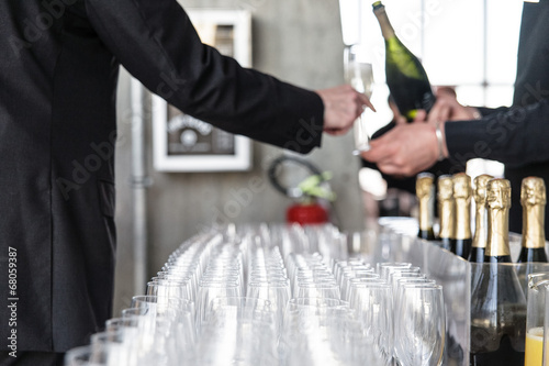 beverage at a buffet