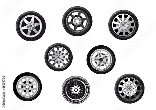 Car tyres set