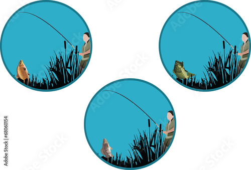 adesivo pesca photo