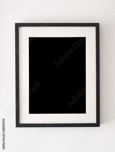 empty black frame