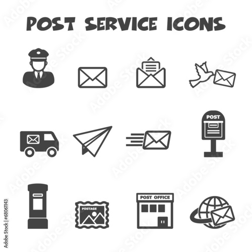 post service icons