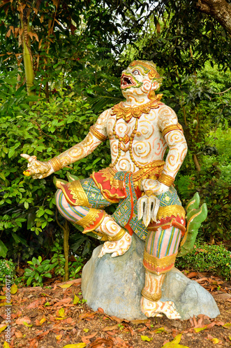 Hanuman statue in