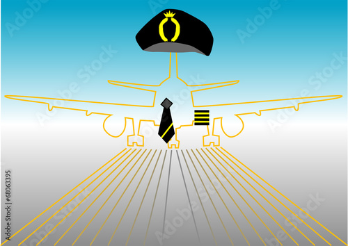 pilot and runway