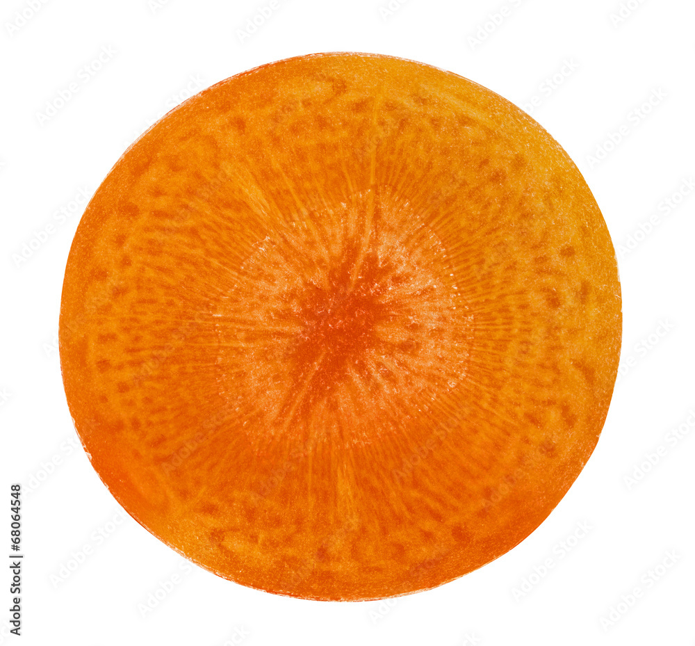 Slice carrot Slice carrot