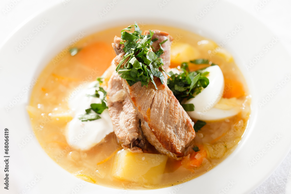 soup with meat soup with meat
