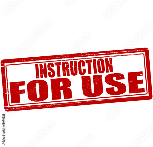 Instruction for use