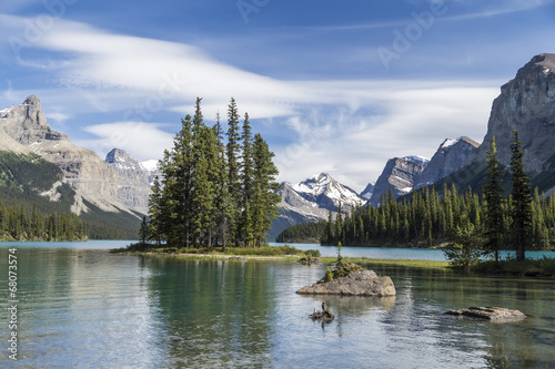 Spirit Island on Maligne Lake