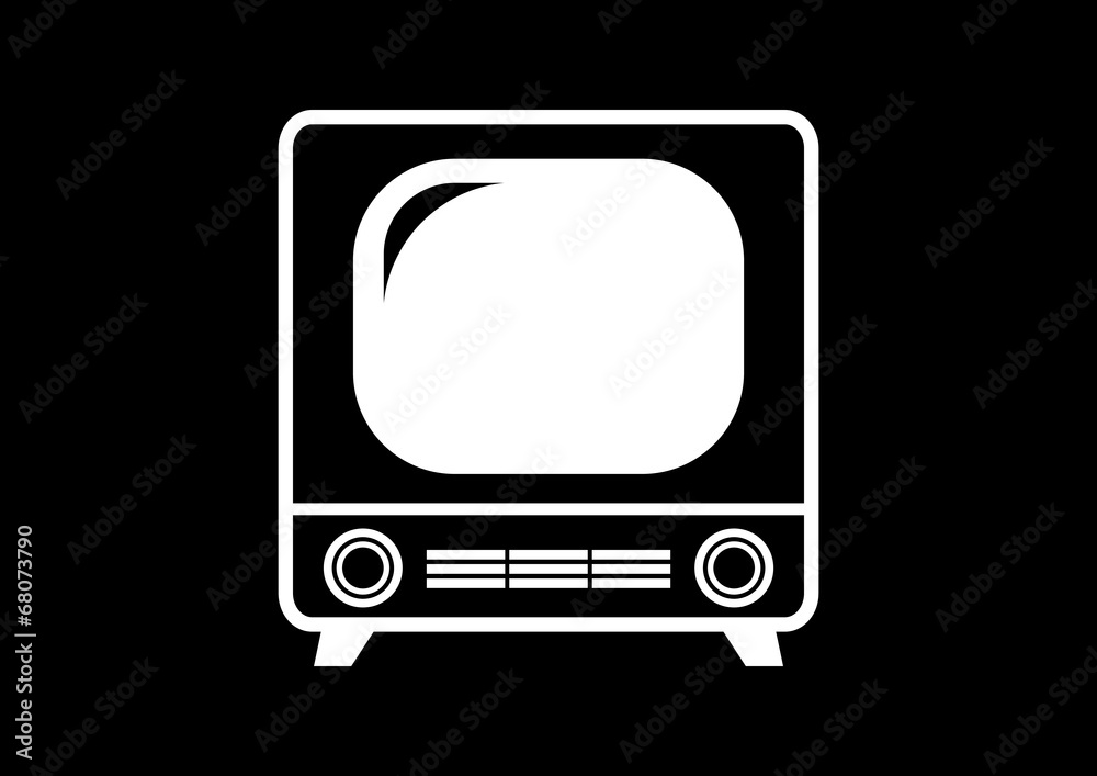 Retro TV icon Retro TV icon