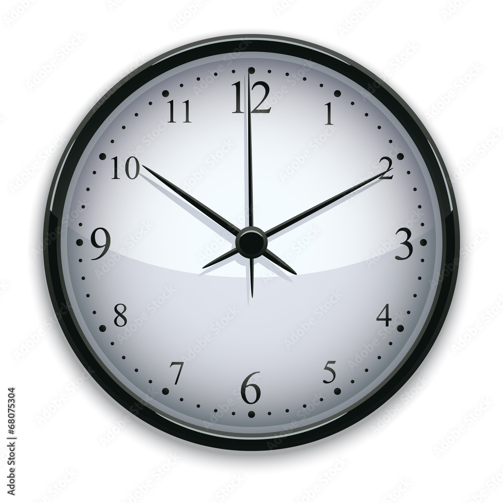 Clock vector illustration. Clock vector illustration.