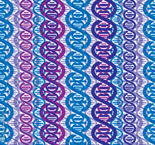 DNA seamless pattern.