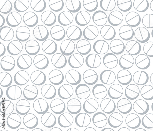 Medical pills seamless back...