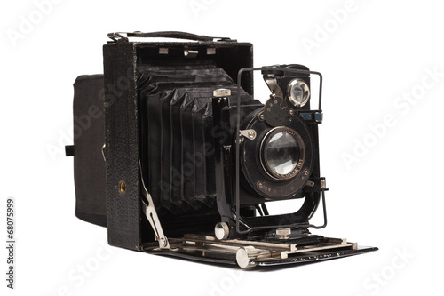 Old middle format film camera